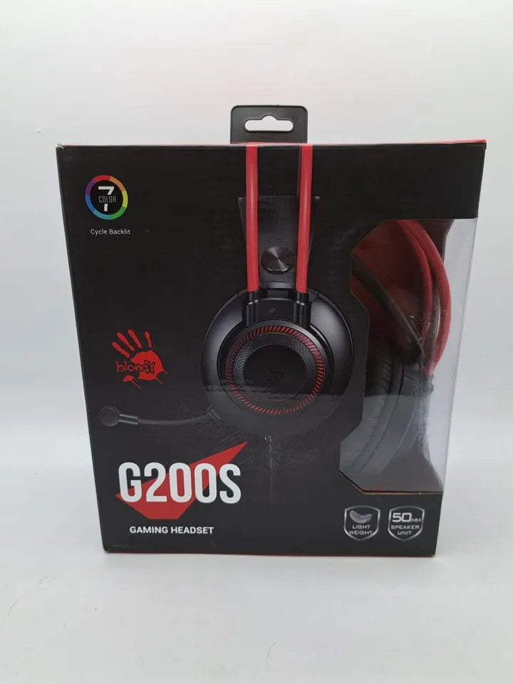 Bloody G200S Gaming Headset - 50mm Speaker Unit - Light Weight Bloody G200S Gaming Headset - 50mm Speaker Unit - Light Weight